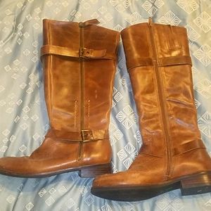 Tall brown boots by Matisse. In like-new condition